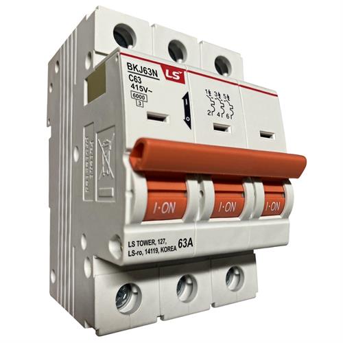 MCB LS 3P 63A 6kA ( BKJ63N )
